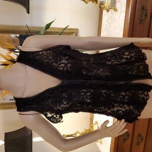 Black Lace Cami by Cinema Etoile